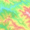 Topografische Karte Paveh County, Höhe, Relief