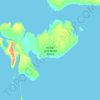 Topografische Karte Jens Munk Island, Höhe, Relief