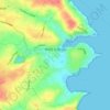 Topografische Karte Wied il-Għajn, Höhe, Relief