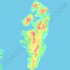 Topografische Karte Sarangani Island, Höhe, Relief