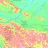 Topografische Karte Área de Proteção Ambiental do Igarapé Gelado, Höhe, Relief