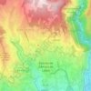 Topografische Karte Estreito de Câmara de Lobos, Höhe, Relief
