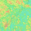 Topografische Karte Sulkava, Höhe, Relief