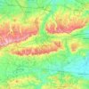 Topografische Karte Sevenoaks, Höhe, Relief