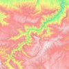 Topografische Karte Balkhab, Höhe, Relief