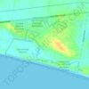Topografische Karte Goolwa Beach, Höhe, Relief
