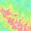 Topografische Karte Coyuca de Catalán, Höhe, Relief