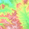 Topografische Karte Fuentenava de Jábaga, Höhe, Relief