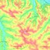Topografische Karte Laplume, Höhe, Relief