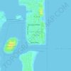 Topografische Karte Palm Beach Shores, Höhe, Relief
