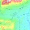 Topografische Karte Woodstock, Höhe, Relief