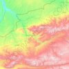 Topografische Karte Badghis Province, Höhe, Relief