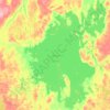 Topografische Karte ᑐᓕᒫᓗᒡᔪᐊᖅ Dubawnt Lake, Höhe, Relief