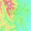 Topografische Karte ကန်ပက်လက်, Höhe, Relief