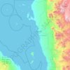 Topografische Karte Gouvernement al-Hudaida, Höhe, Relief