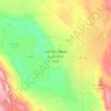 Topografische Karte Lut Desert, Höhe, Relief