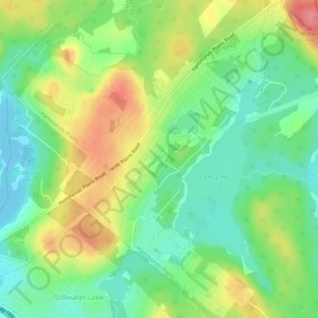 Topografische Karte Yankeetown, Höhe, Relief
