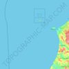 Topografische Karte Zona de Proteção Especial das Ilhas Berlengas, Höhe, Relief
