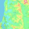 Topografische Karte Paredones, Höhe, Relief