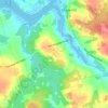 Topografische Karte Pisquid West, Höhe, Relief