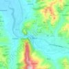 Topografische Karte Berat, Höhe, Relief
