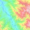 Topografische Karte Pichari, Höhe, Relief