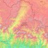 Topografische Karte Annapurna Conservation Area, Höhe, Relief