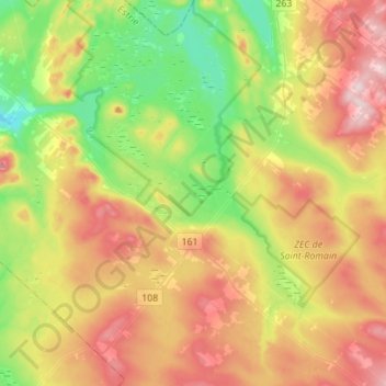 Topografische Karte Stornoway, Höhe, Relief