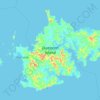 Topografische Karte Dumaran Island, Höhe, Relief