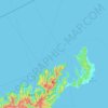 Topografische Karte Tatsugo, Höhe, Relief
