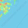 Topografische Karte Nordingrå distrikt, Höhe, Relief