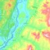 Topografische Karte Lyme, Höhe, Relief