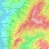 Topografische Karte Cerniat (FR), Höhe, Relief