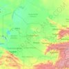 Topografische Karte Usbekistan, Höhe, Relief
