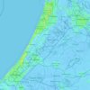 Topografische Karte Hoogheemraadschap van Rijnland, Höhe, Relief