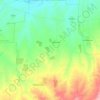 Topografische Karte Новожиловское сельское поселение, Höhe, Relief