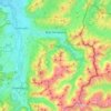 Topografische Karte Bad Hindelang, Höhe, Relief