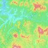 Topografische Karte Чойское сельское поселение, Höhe, Relief