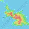Topografische Karte Anijima, Höhe, Relief