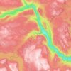 Topografische Karte Nesbyen, Höhe, Relief