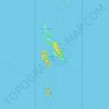 Topografische Karte Îles Phi Phi, Höhe, Relief