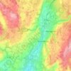 Topografische Karte Verwaltungsverband Mittleres Schussental, Höhe, Relief