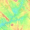 Topografische Karte Lake Powell, Höhe, Relief