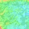 Topografische Karte Chiddingfold, Höhe, Relief