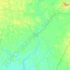 Topografische Karte Sindhari Tehsil, Höhe, Relief