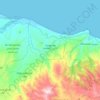 Topografische Karte Tazaghine تازاغين, Höhe, Relief