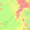 Topografische Karte Uyuni, Höhe, Relief