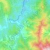 Topografische Karte Omessa, Höhe, Relief