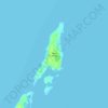 Topografische Karte Tanusa Island, Höhe, Relief