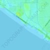 Topografische Karte Huntington State Beach, Höhe, Relief